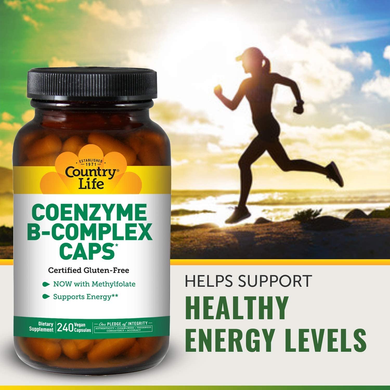 Country Life Coenzyme B Complex - 240 Count-1