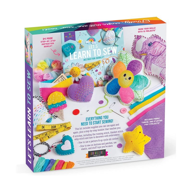 Craft-Tastic Let's Learn To Sew Kit-1