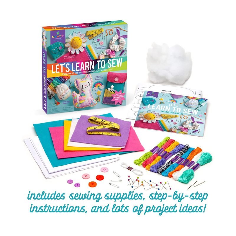 Craft-Tastic Let's Learn To Sew Kit-1