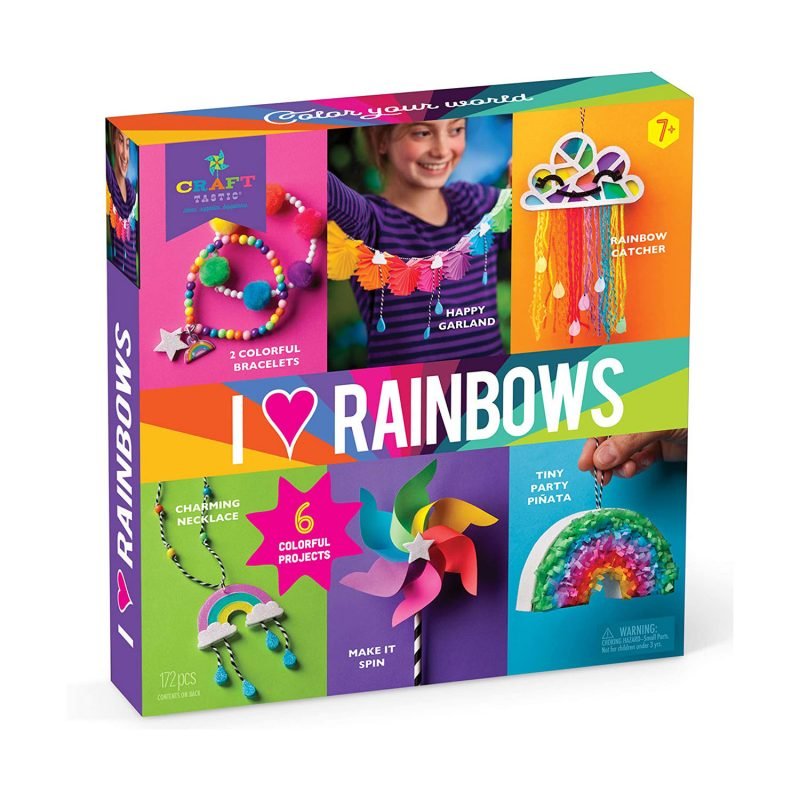 Craft-tastic I Love Rainbows – 6 Fun DIY Colorful Art & Crafts Projects-1