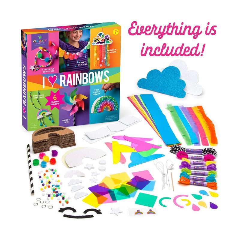 Craft-tastic I Love Rainbows – 6 Fun DIY Colorful Art & Crafts Projects-1