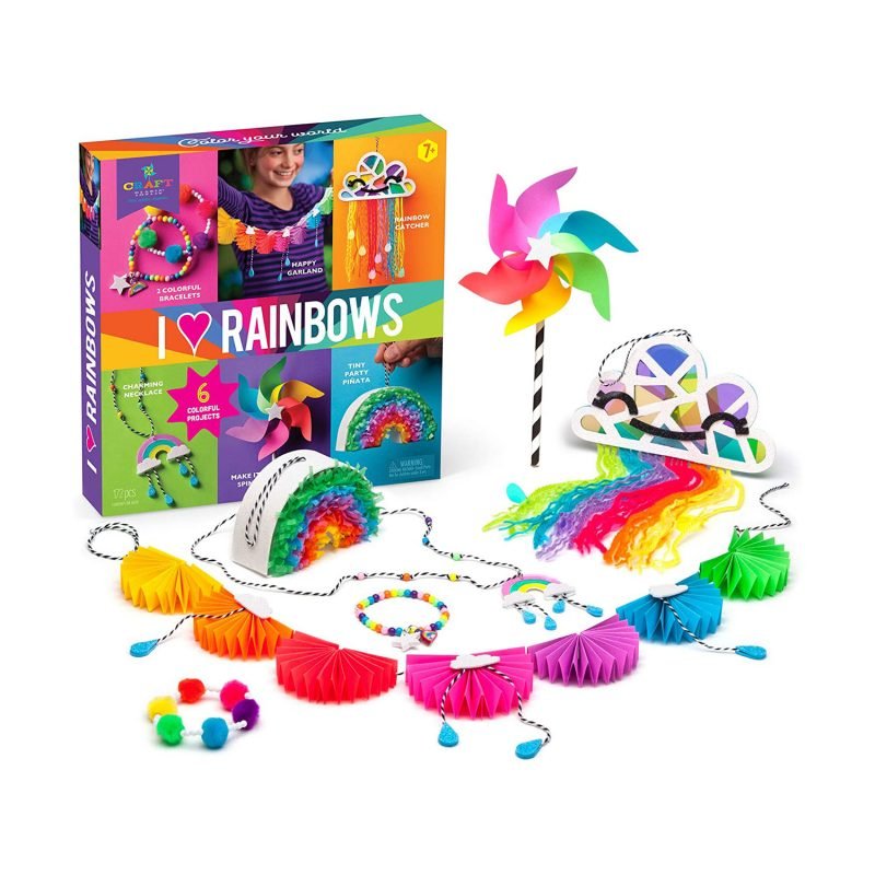 Craft-tastic I Love Rainbows – 6 Fun DIY Colorful Art & Crafts Projects-1