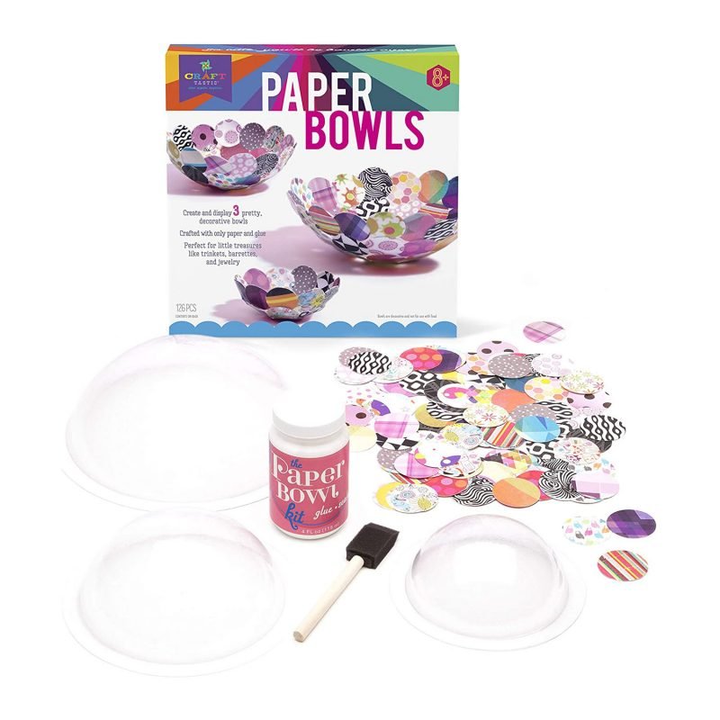 Craft-tastic – Paper Bowl Kit with 3 Bowl Sizes-1