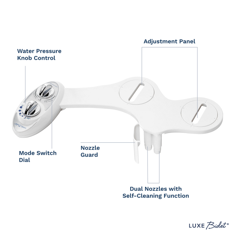 LUXE Bidet Fresh Water Dual-Nozzle Self-Cleaning-1