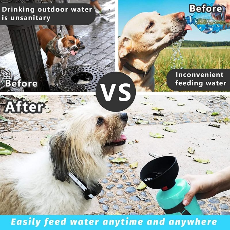 Lesotc - Pet Travel Water Bottle for Dogs-21oz