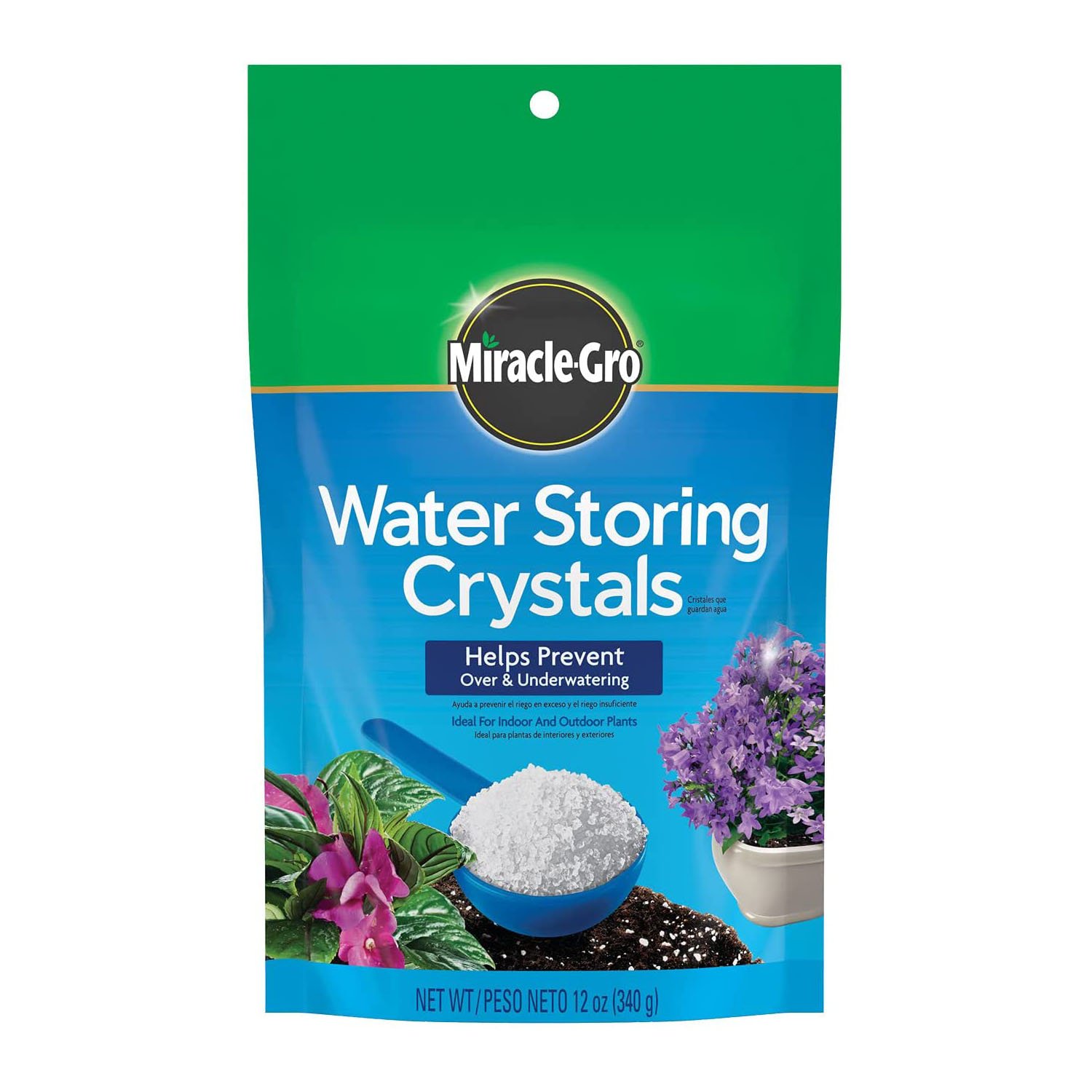 MiracleGro - Water Storing Crystals - 12 Ounce