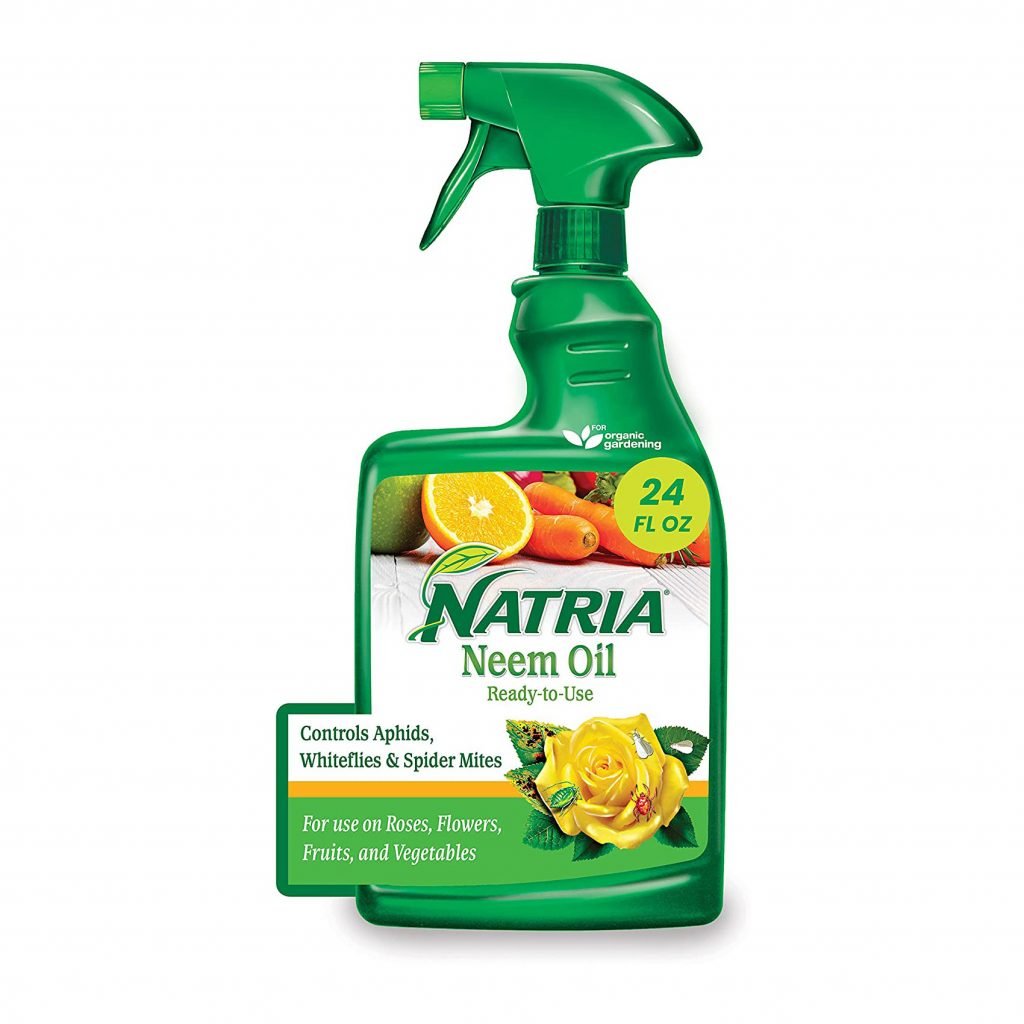 Natria - Neem Oil Spray for Plants Pest Organic Disease Control - 24-Ounce