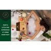 Natural Bamboo Luxury Bathtub Caddy Tray