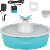 PetSafe - Drinkwell Butterfly Small Dog or Cat Automatic Water Fountain