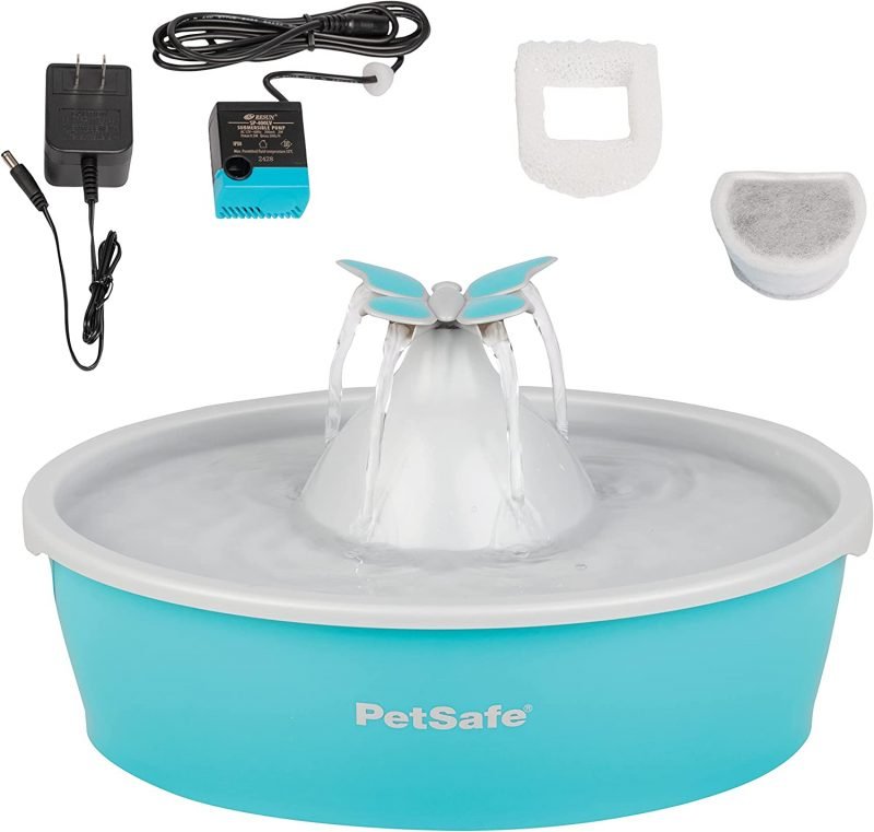 PetSafe - Drinkwell Butterfly Small Dog or Cat Automatic Water Fountain