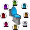 Seat Light 8 Color Changing Led Human Motion Activated Toilet Lamp