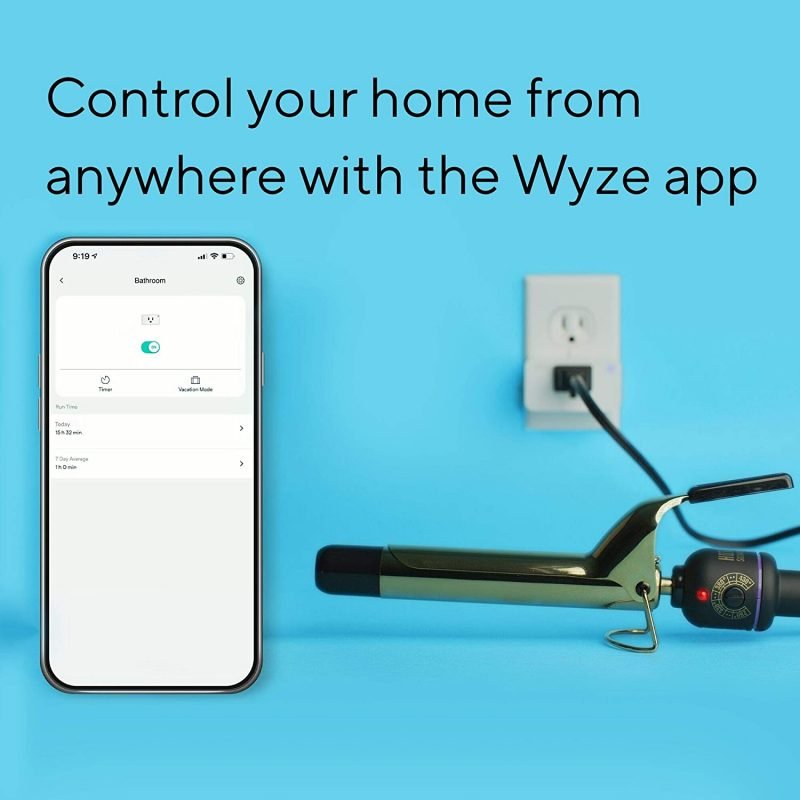 Wyze - Plug 2.4GHz WiFi Smart Plug - Works with Alexa - Google Assistant